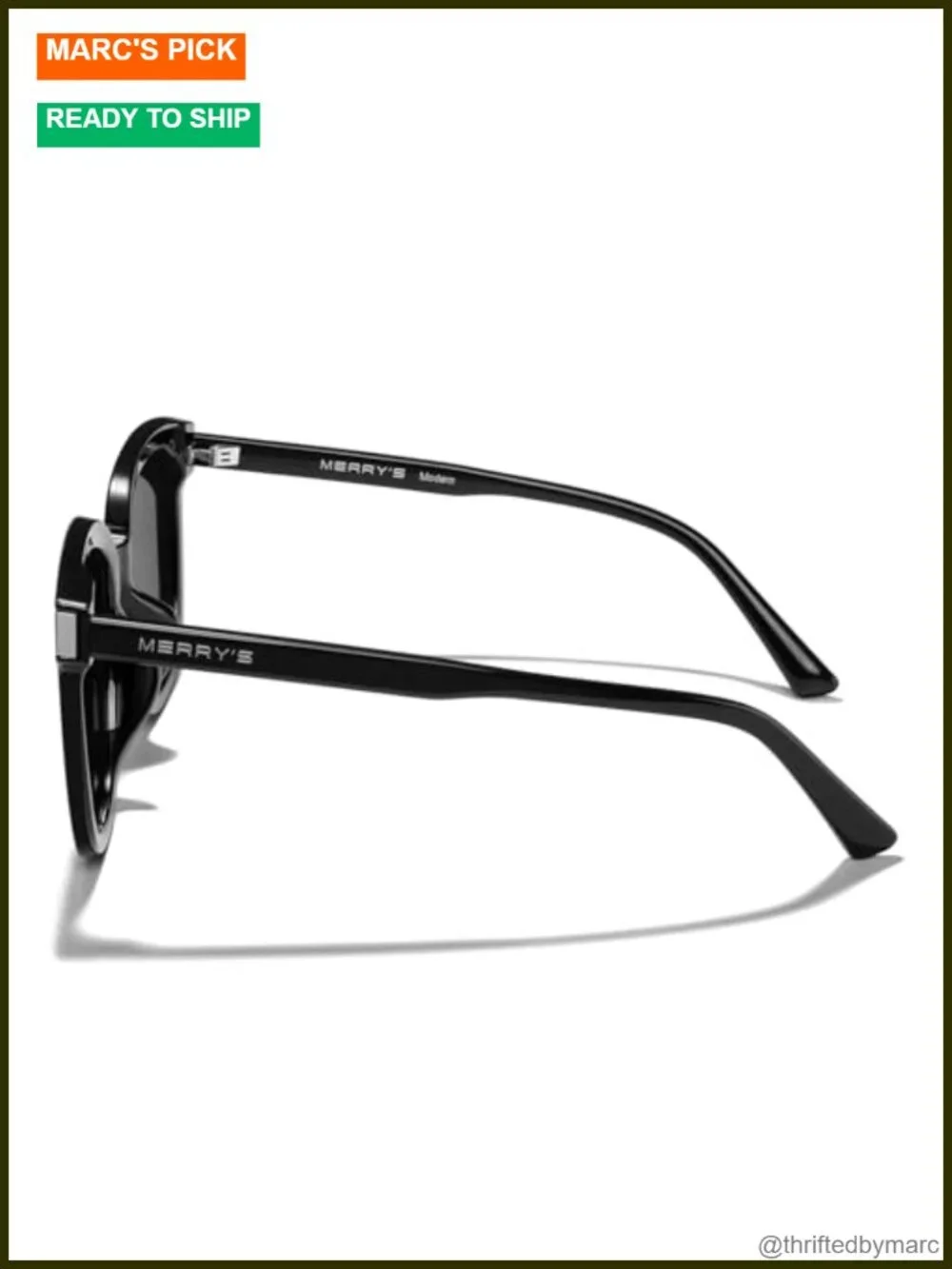 Oversized Square Acetate Polarized Sunglasses UV400 Unisex